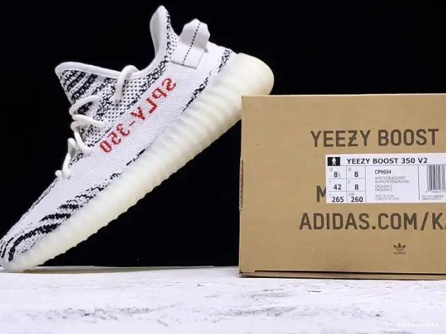 350 Adidas Black Yeezy White V2 Boost CP9654 Zebra 0528